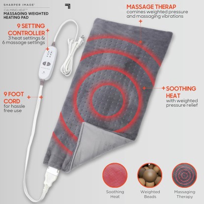 Heating Pad with Massaging Vibrations
